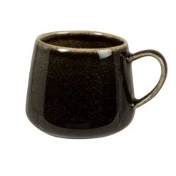 Maisons Du Monde Bols, Tasses Et Mugs Mug En Grès Anthracite - Lot De 2