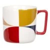 Maisons Du Monde Bols, Tasses Et Mugs Mug En Grès Blanc Jaune Rouge - Lot De 2 -Bols, tasses et mugs Soldes Boutique mug en gres blanc jaune rouge 1000 14 39 227712 1