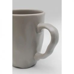 Kare Design Bols, Tasses Et Mugs Mug En Grès Gris - Lot De 4 -Bols, tasses et mugs Soldes Boutique mug en gres gris lot de 4 3