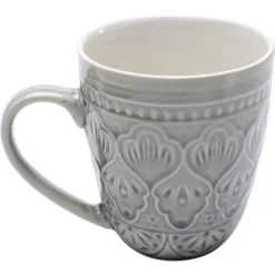 Kare Design Bols, Tasses Et Mugs Mug En Grès Gris - Lot De 4 -Bols, tasses et mugs Soldes Boutique mug en gres gris lot de 4 5