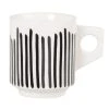 Maisons Du Monde Bols, Tasses Et Mugs Mug En Grès Imprimé Lignes Noires - Lot De 2 -Bols, tasses et mugs Soldes Boutique mug en gres imprime lignes noires 1000 12 28 227455 1