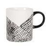 Maisons Du Monde Bols, Tasses Et Mugs Mug En Grès Noir Et Blanc - Lot De 2 -Bols, tasses et mugs Soldes Boutique mug en gres noir et blanc 1000 11 13 228916 1