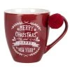 Maisons Du Monde Vaisselle De Noël Mug En Grès Rouge Imprimé Blanc - Lot De 2 -Bols, tasses et mugs Soldes Boutique mug en gres rouge imprime blanc 1000 4 27 208594 1