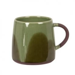 Maisons Du Monde Bols, Tasses Et Mugs Mug En Grès Vert - Lot De 2