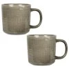 Maisons Du Monde Bols, Tasses Et Mugs Mug En Grès Vert Kaki - Lot De 2 -Bols, tasses et mugs Soldes Boutique mug en gres vert kaki 1000 12 19 216745 2