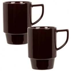 Maisons Du Monde Bols, Tasses Et Mugs Mug En Grès Violet - Lot De 2