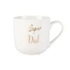 Maisons Du Monde Bols, Tasses Et Mugs Mug En Porcelaine Blanche Imprimée - Lot De 2 -Bols, tasses et mugs Soldes Boutique mug en porcelaine blanche imprimee 1000 10 16 205098 1
