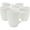 Kare Design Bols, Tasses Et Mugs Mug En Porcelaine Blanche - Lot De 6 -Bols, tasses et mugs Soldes Boutique mug en porcelaine blanche lot de 6