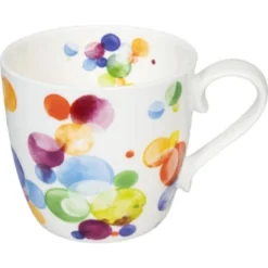 Koenitz Bols, Tasses Et Mugs Mug En Porcelaine Bulles Colorées 450ml -Bols, tasses et mugs Soldes Boutique mug en porcelaine bulles colorees 450ml 2