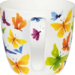 Koenitz Bols, Tasses Et Mugs Mug En Porcelaine Papillons Multicouleurs 450ml -Bols, tasses et mugs Soldes Boutique mug en porcelaine papillons multicouleurs 450ml 2