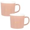 Maisons Du Monde Bols, Tasses Et Mugs Mug En Porcelaine Rose - Lot De 2 -Bols, tasses et mugs Soldes Boutique mug en porcelaine rose 1000 0 12 208046 3