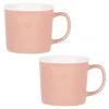 Maisons Du Monde Bols, Tasses Et Mugs Mug En Porcelaine Rose Avec Inscription - Lot De 2 -Bols, tasses et mugs Soldes Boutique mug en porcelaine rose avec inscription 1000 1 18 216785 2