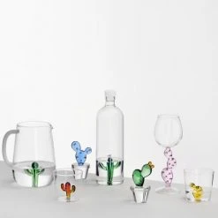 Ichendorf Bols, Tasses Et Mugs Mug En Verre Cactus Vert 5 Ichendorf Bols, Tasses Et Mugs Mug En Verre Cactus Vert -Bols, tasses et mugs Soldes Boutique mug en verre cactus vert 1