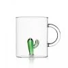 Ichendorf Bols, Tasses Et Mugs Mug En Verre Cactus Vert -Bols, tasses et mugs Soldes Boutique mug en verre cactus vert