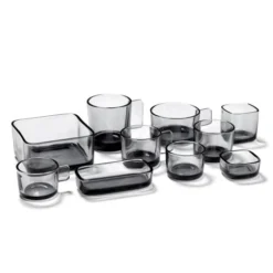 Serax Bols, Tasses Et Mugs Mug En Verre Fumé Gris D9cm -Bols, tasses et mugs Soldes Boutique mug en verre fume gris d9cm 2