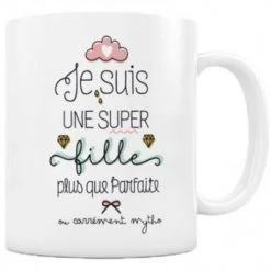 Créa Bisontine Bols, Tasses Et Mugs Mug Fille Plus Que Parfaite