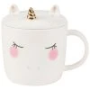 Maisons Du Monde Bols, Tasses Et Mugs Mug Licorne En Faïence Blanche Avec Couvercle - Lot De 2 -Bols, tasses et mugs Soldes Boutique mug licorne en faience blanche avec couvercle 1000 12 21 184275 1