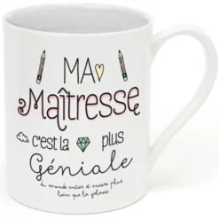 Créa Bisontine Bols, Tasses Et Mugs Mug Ma Maîtresse C'est La Plus Géniale