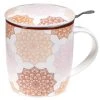 Mani Bhadra Bols, Tasses Et Mugs Mug Mandala Rose Avec Infuseur -Bols, tasses et mugs Soldes Boutique mug mandala rose avec infuseur