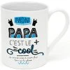 Créa Bisontine Bols, Tasses Et Mugs Mug Mon Papa C'est Le Plus Cool -Bols, tasses et mugs Soldes Boutique mug mon papa c est le plus cool