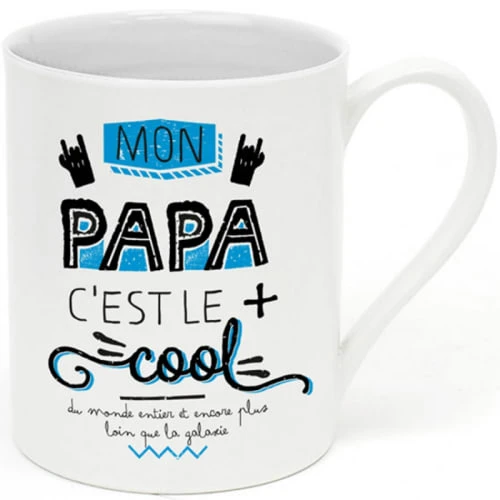Mug Mon papa c'est le plus cool Créa Bisontine Bols, Tasses Et Mugs Mug Mon Papa C'est Le Plus Cool -Bols, tasses et mugs Soldes Boutique mug mon papa c est le plus cool