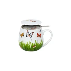 Koenitz Bols, Tasses Et Mugs Mug Snuggle Avec Filtre Et Couvercle Papillon 420ml