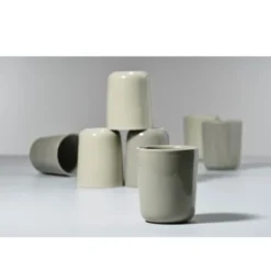 Zone Denmark Bols, Tasses Et Mugs Mugs Thermos En Porcelaine Beige Clair - Lot De 2 -Bols, tasses et mugs Soldes Boutique mugs thermos en porcelaine beige clair lot de 2 2