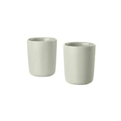 Zone Denmark Bols, Tasses Et Mugs Mugs Thermos En Porcelaine Taupe - Lot De 2 -Bols, tasses et mugs Soldes Boutique mugs thermos en porcelaine beige clair lot de 2