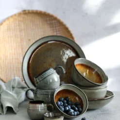 Bazar Bizar Bols, Tasses Et Mugs Petits Bols à Céréales En Grès Lot De 6 -Bols, tasses et mugs Soldes Boutique petits bols a cereales en gres lot de 6 3