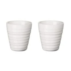 ASA Selection Bols, Tasses Et Mugs Set De 2 Tasses En Porcelaine Grise 0,08l -Bols, tasses et mugs Soldes Boutique set de 2 tasses en porcelaine blanche 0 08l