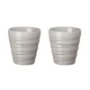 ASA Selection Bols, Tasses Et Mugs Set De 2 Tasses En Porcelaine Grise 0,08l