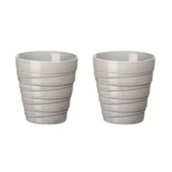 ASA Selection Bols, Tasses Et Mugs Set De 2 Tasses En Porcelaine Grise 0,08l -Bols, tasses et mugs Soldes Boutique set de 2 tasses en porcelaine grise 0 08l 3