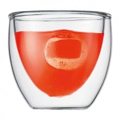 Bodum Bols, Tasses Et Mugs Set De 2 Verres 8 Cl Double Parois Transparent -Bols, tasses et mugs Soldes Boutique set de 2 verres 8 cl double parois transparent 1