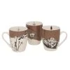 Wadiga Bols, Tasses Et Mugs Set De 3 Mugs Montagne Ski - 33cl
