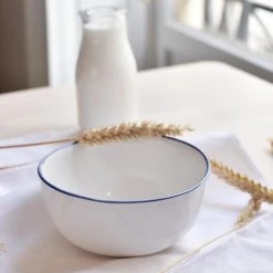 Maison Tilleul Bols, Tasses Et Mugs Set De 4 Bols Céramique Blanc -Bols, tasses et mugs Soldes Boutique set de 4 bols ceramique blanc 4