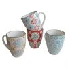 Chehoma Bols, Tasses Et Mugs Set De 4 Mugs En Céramique Multicolore -Bols, tasses et mugs Soldes Boutique set de 4 mugs en ceramique multicolore