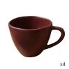 Maison Tilleul Bols, Tasses Et Mugs Set De 4 Tasses Céramique Rouge -Bols, tasses et mugs Soldes Boutique set de 4 tasses ceramique rouge