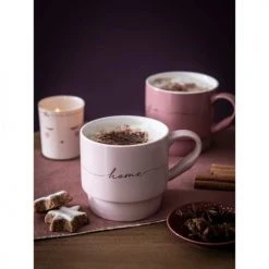 Maisons Du Monde Vaisselle De Noël Support 4 Tasses En Faïence à Motifs -Bols, tasses et mugs Soldes Boutique support 4 tasses en faience a motifs 1000 13 6 184752 4