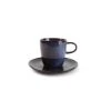 Salt&Pepper Bols, Tasses Et Mugs Tasse 18cl Et Soucoupe Bleu Foncé - Lot De 4 -Bols, tasses et mugs Soldes Boutique tasse 18cl et soucoupe bleu fonce lot de 4
