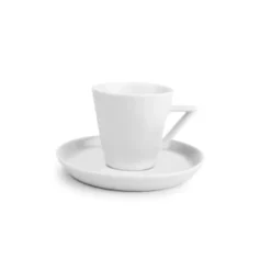 Salt&Pepper Bols, Tasses Et Mugs Tasse 19cl Et Soucoupe Blanc - Lot De 4 -Bols, tasses et mugs Soldes Boutique tasse 19cl et soucoupe blanc lot de 4 1