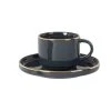 Maisons Du Monde Bols, Tasses Et Mugs Tasse à Café Et Soucoupe En Porcelaine Grise Et Dorée - Lot De 2 -Bols, tasses et mugs Soldes Boutique tasse a cafe et soucoupe en porcelaine grise et doree 1000 2 24 217160 1