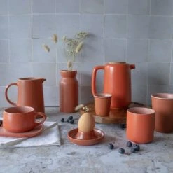 OGO Living Bols, Tasses Et Mugs Tasse à Thé Avec Soucoupe En Grès 30 Cl -Bols, tasses et mugs Soldes Boutique tasse a the avec soucoupe en gres 30 cl 10