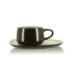 OGO Living Bols, Tasses Et Mugs Tasse à Thé Avec Soucoupe En Grès 30 Cl -Bols, tasses et mugs Soldes Boutique tasse a the avec soucoupe en gres 30 cl 17