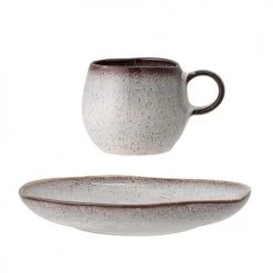 Bloomingville Bols, Tasses Et Mugs Tasse Avec Soucoupe Mia -Bols, tasses et mugs Soldes Boutique tasse avec soucoupe mia 1