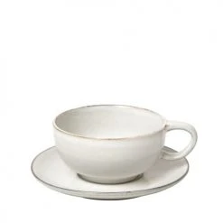 Broste Copenhagen Bols, Tasses Et Mugs Tasse Avec Sous-tasse Gris Sable