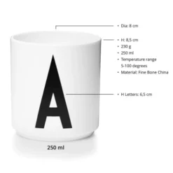 Bols, Tasses Et Mugs Tasse Blanche Design Letters Porcelaine Blanc -Bols, tasses et mugs Soldes Boutique tasse blanche design letters porcelaine blanc 87