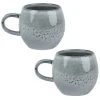 Maisons Du Monde Vaisselle De Noël Tasse En Faïence Bleue - Lot De 2 -Bols, tasses et mugs Soldes Boutique tasse en faience bleue 1000 7 2 197581 3