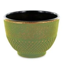 Aromandise Bols, Tasses Et Mugs Tasse En Fonte Noir Et Bronze 0,15 L -Bols, tasses et mugs Soldes Boutique tasse en fonte vert et bronze 0 15 l 2