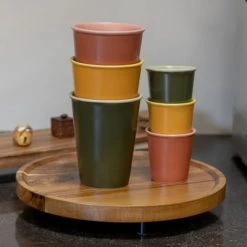 OGO Living Bols, Tasses Et Mugs Tasse En Grès Jaune 8cl -Bols, tasses et mugs Soldes Boutique tasse en gres jaune 8cl 3