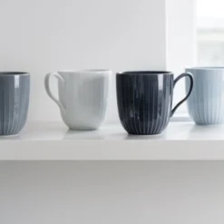 Kähler Design Bols, Tasses Et Mugs Tasse En Porcelaine Anthracite 33cl -Bols, tasses et mugs Soldes Boutique tasse en porcelaine anthracite 33cl 2